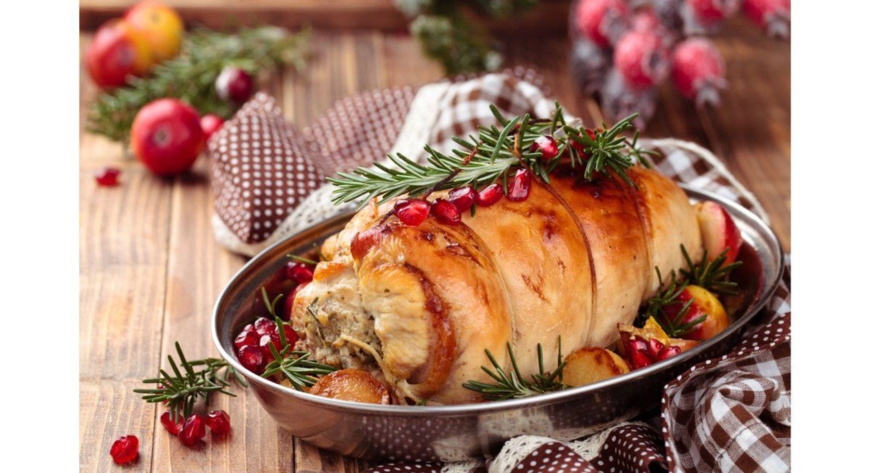 Stuffed Boneless Turkey Thighs With Parma Ham, Cranberries & Pistachios (Frozen)