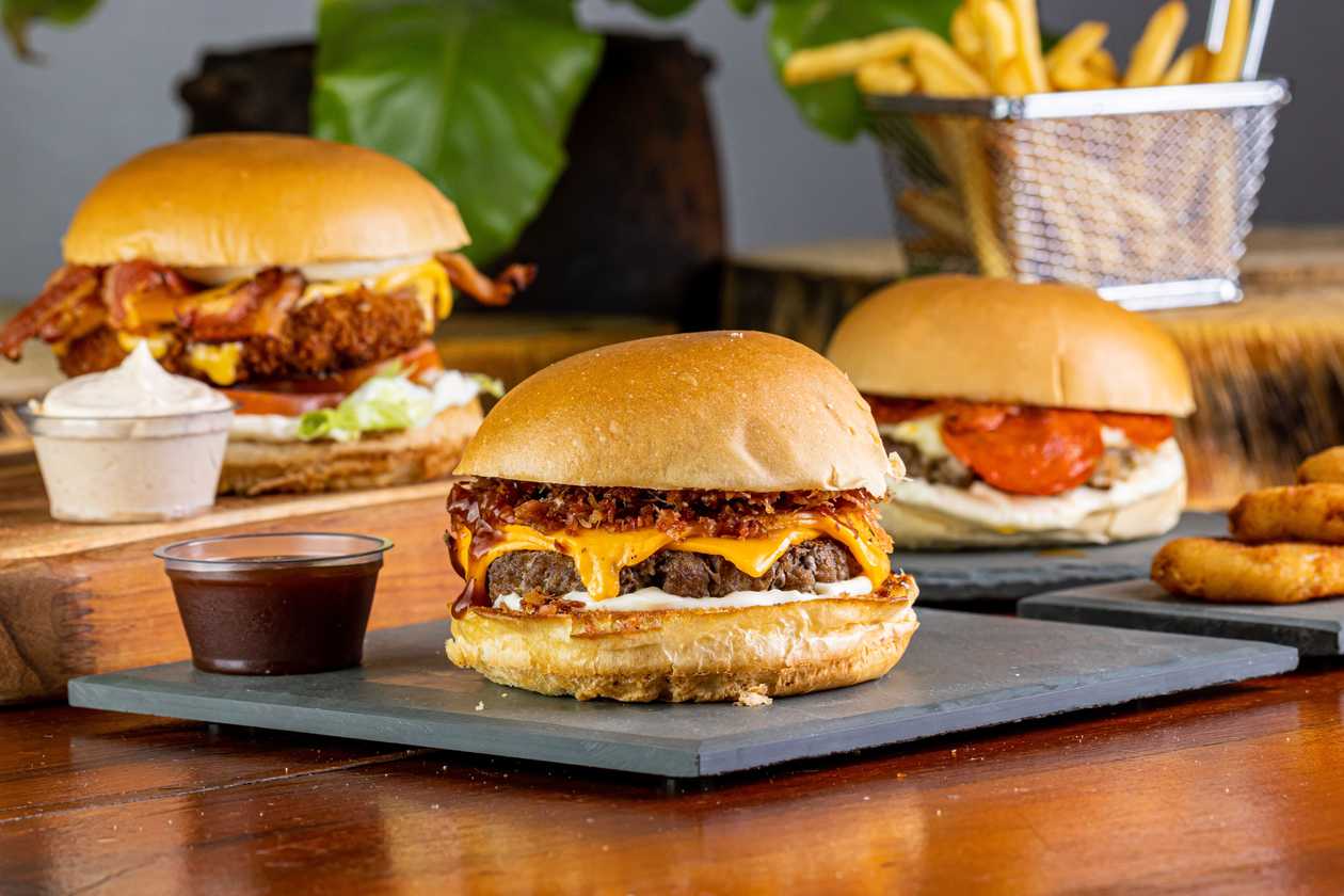 Plated Hamburger