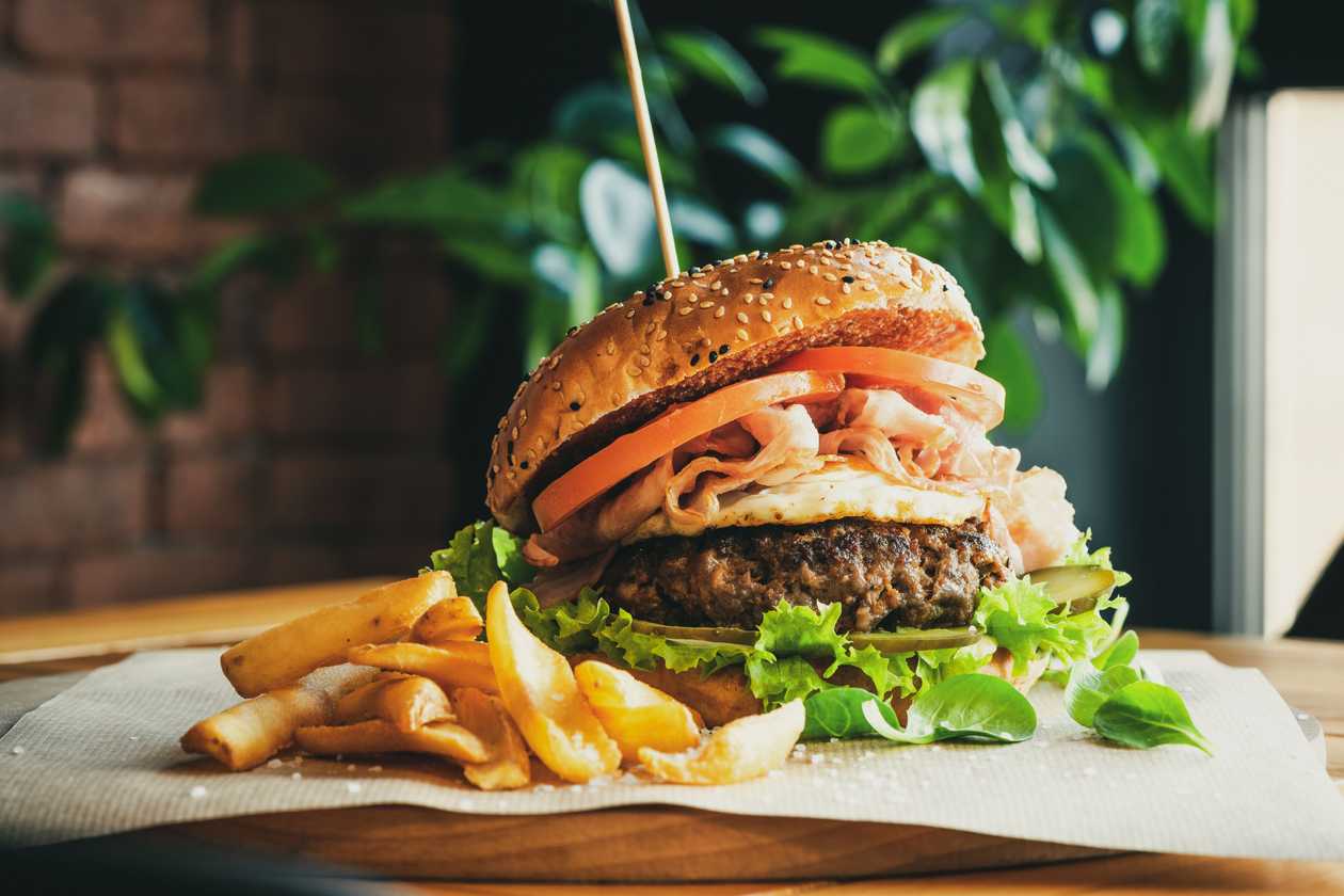 Beef Egg Burger