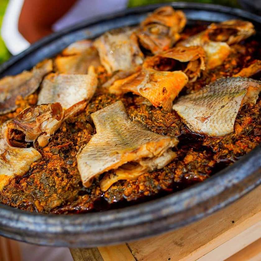 Palava Sauce with Tilapia