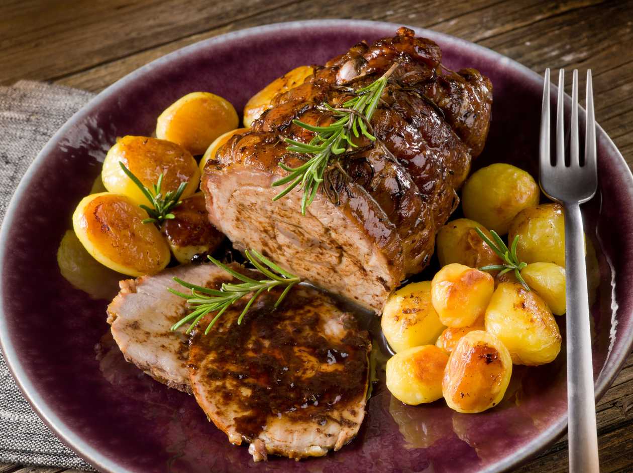 Veal Steak on a Plate