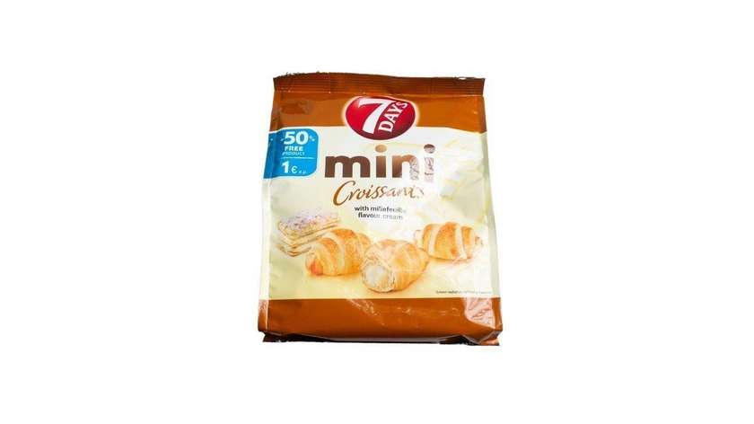 7days Croissant Mini With Milleffeuille Flavour Extra Cream 10 3g