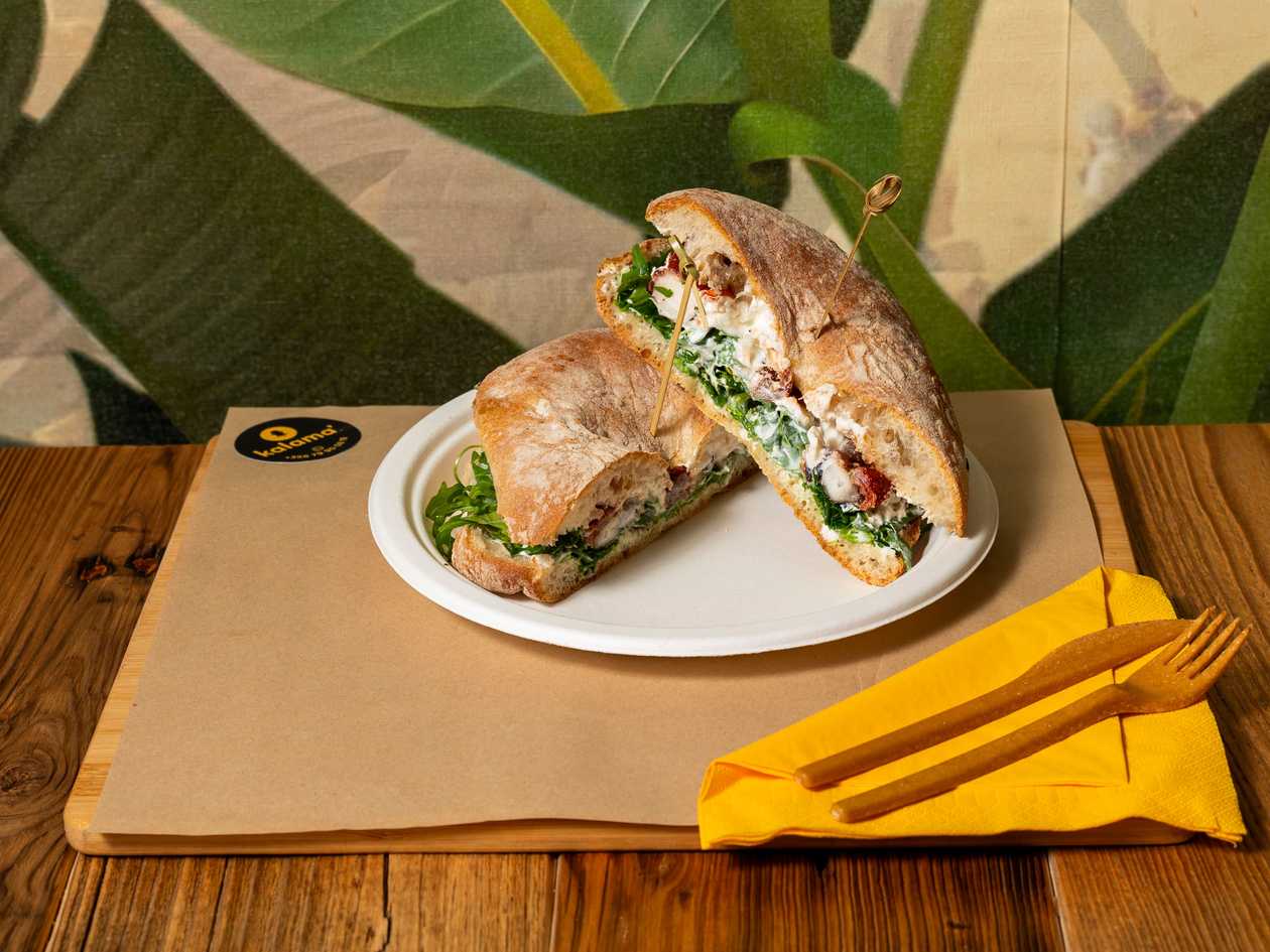 Gozo Sandwich with Octopus