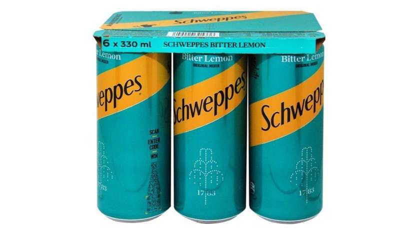 Schweppes Biter Lemon Slk 6x330ml