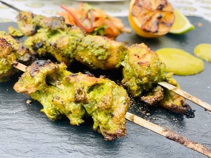 Hariyali Tikka Chicken