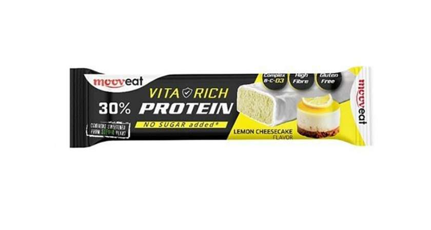 MOOVeat VITA RICH Protein bar 30% Lemon cheesecake