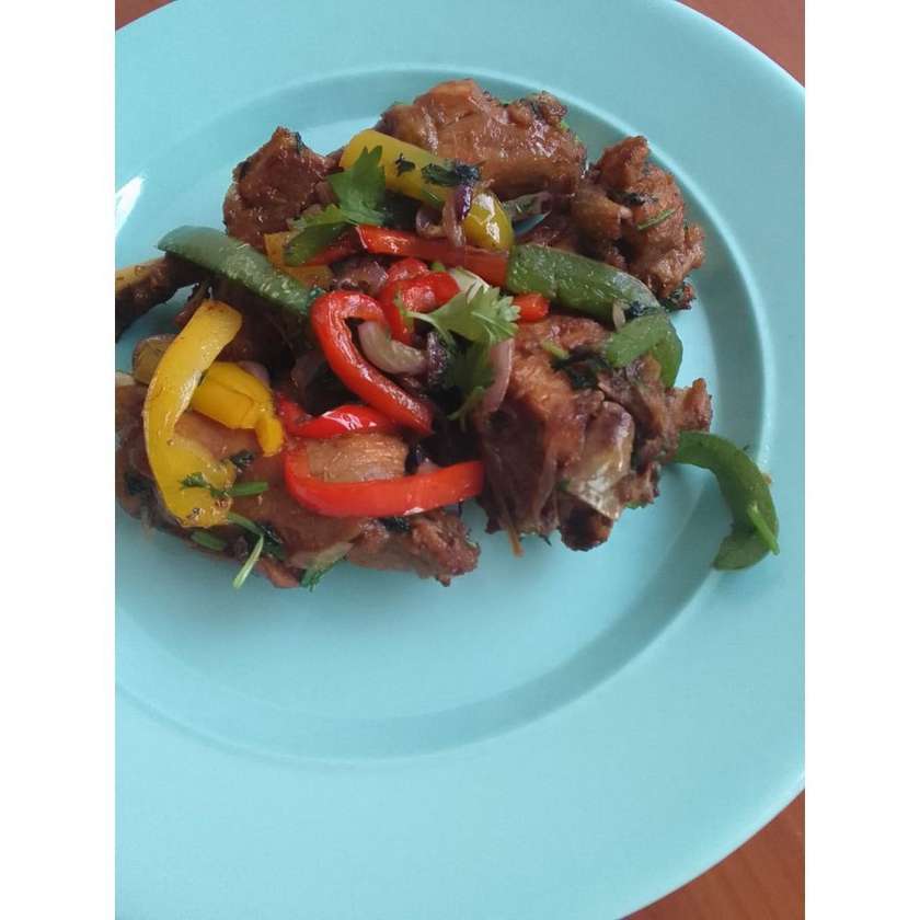 Dry Fry Beef with Vegs