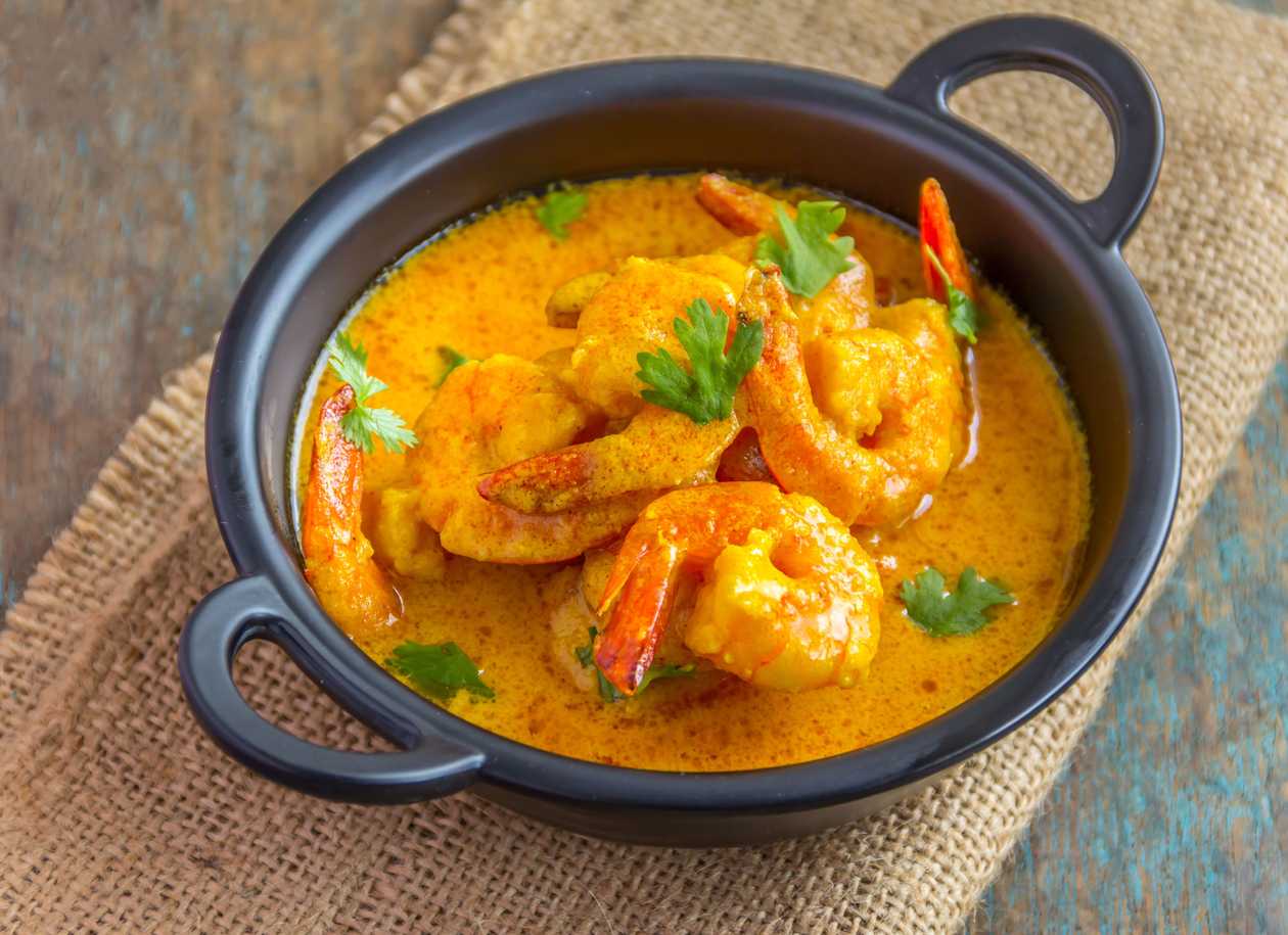 Caril de Gambas (2 pessoas)