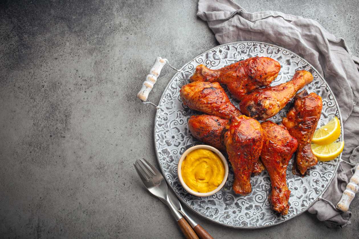 Half portion of Tandoori Chicken