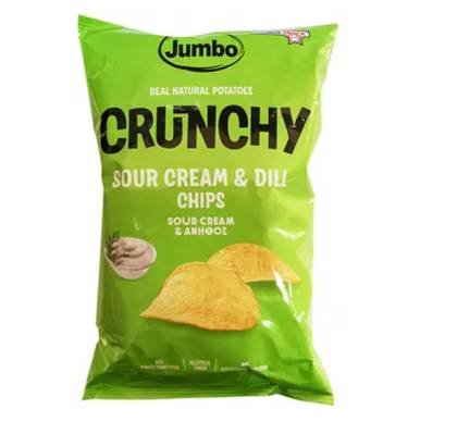 CRUNCHY CHIPS GLUTEN FREE sour cream & dill