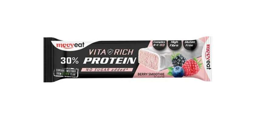 MOOVeat VITA RICH Protein bar 30% Berries smoothie