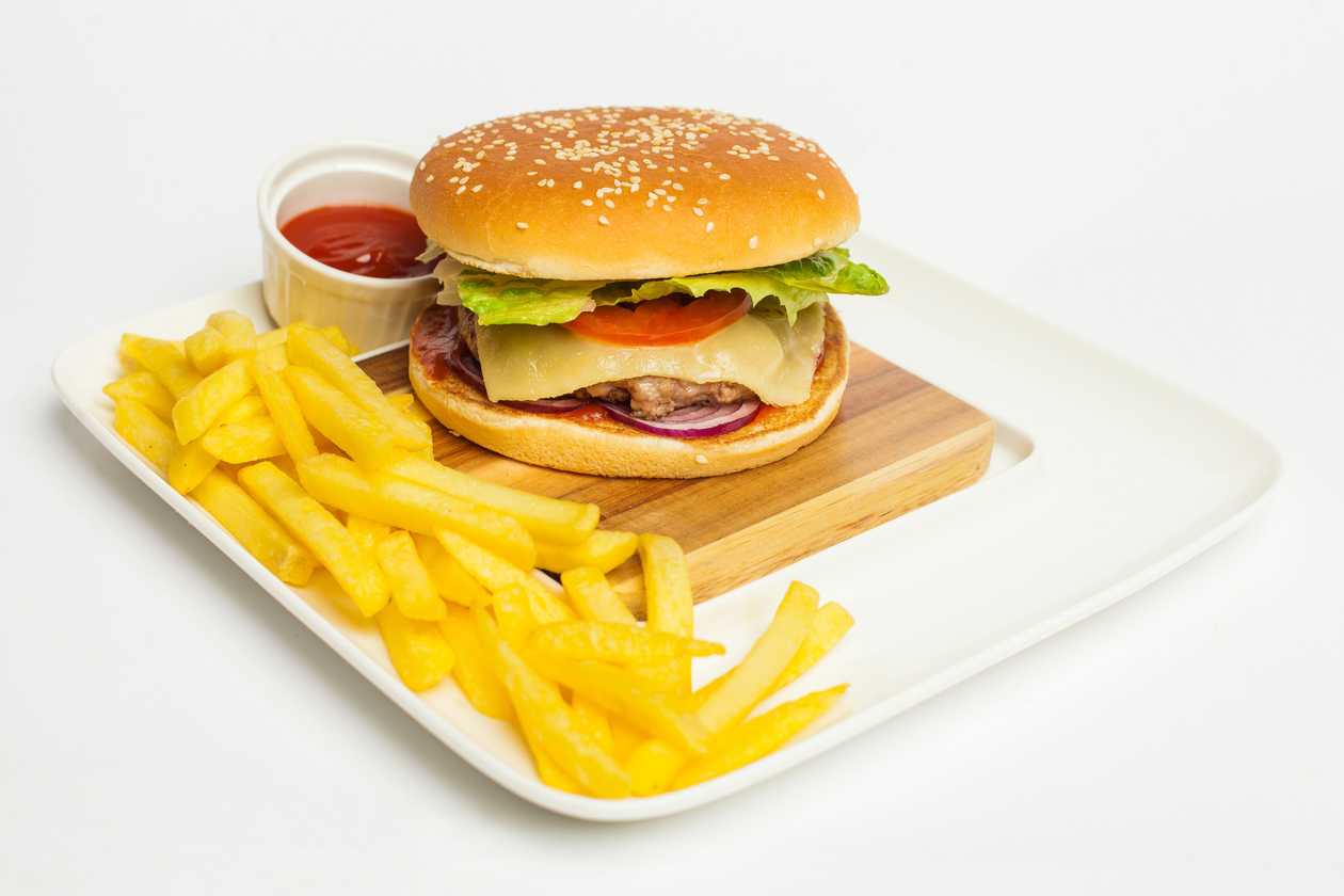Simple burger