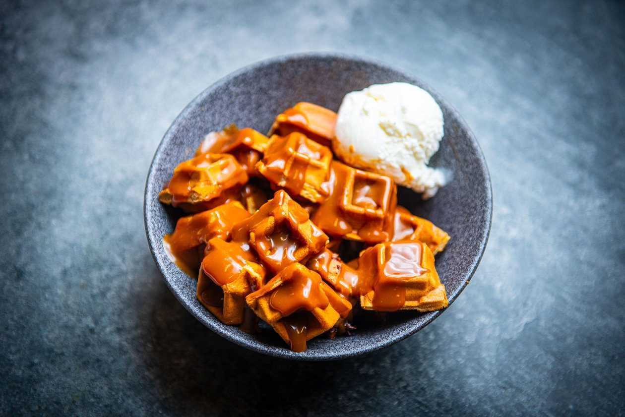 Caramel Butterscotch Waffle
