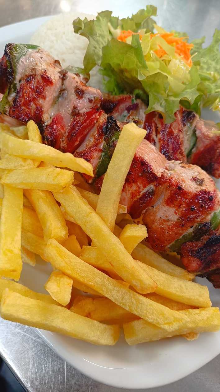 Espetadas Porco na Brasa