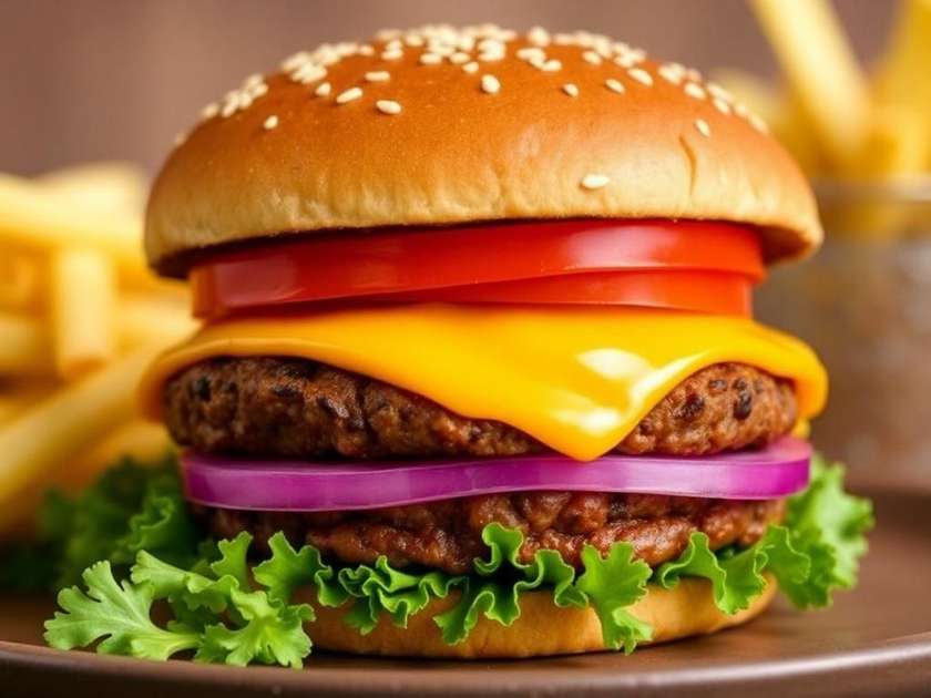Double Perfection VegCheeseburger
