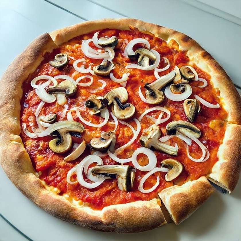 Mushroom Pizza