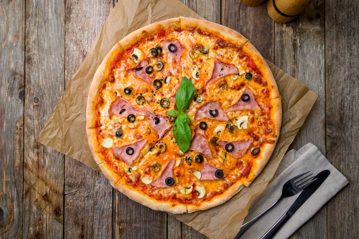 Capricciosa pizza 45cm