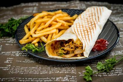 Shawarma with Chips
