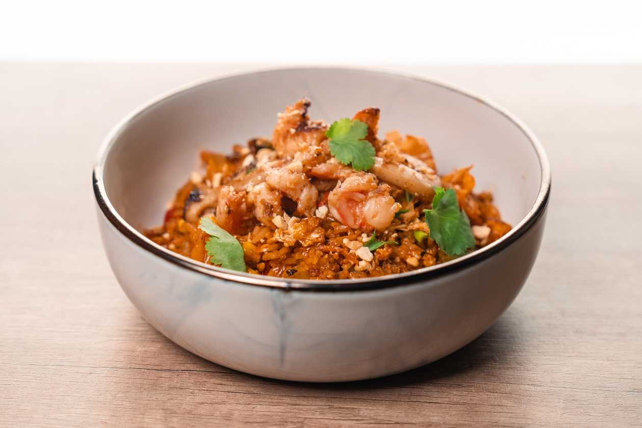 Rice with Shrimp and Squid