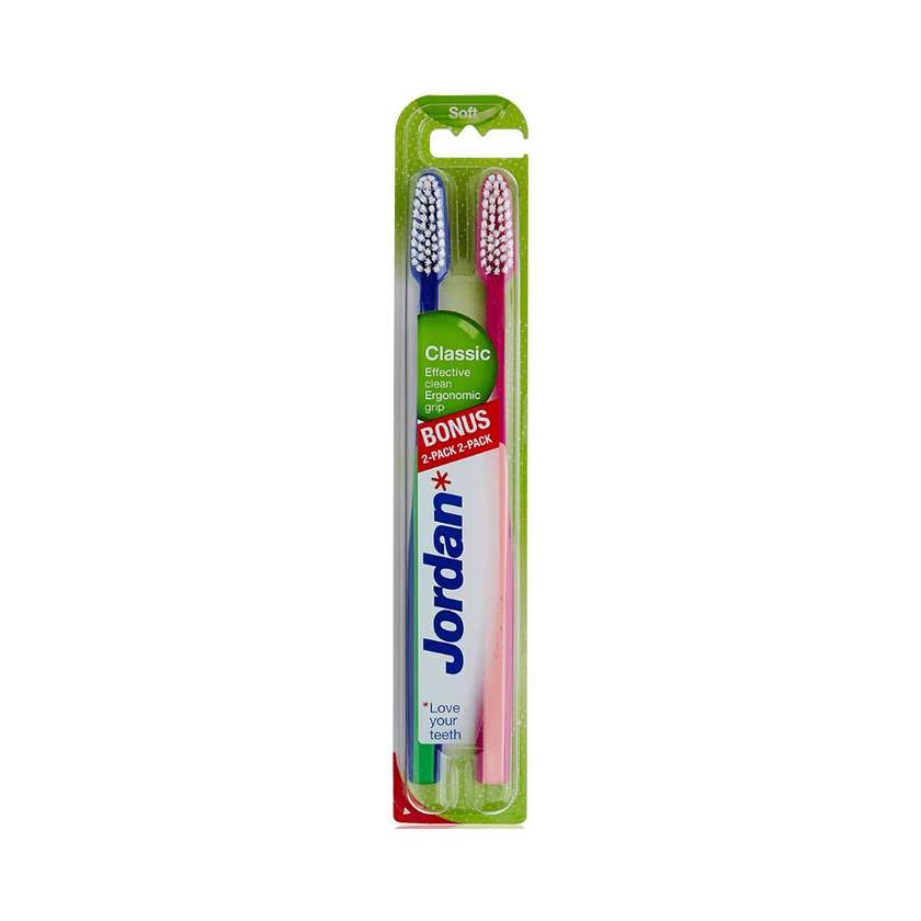 Jordan Tooth Brush Soft Value 2 Pack