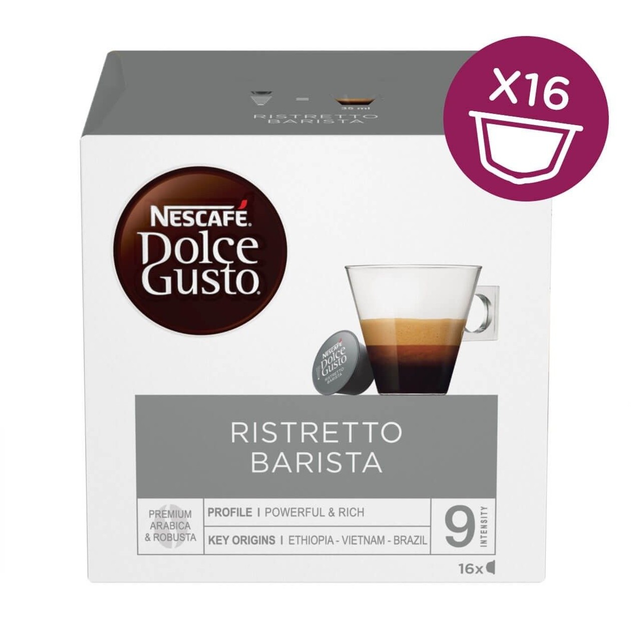 Nescafe Dolce Gusto Ristretto Barista 16 Cups