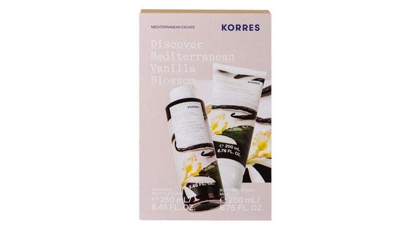 Korres Set Med Βανίλια Shg&b.milk