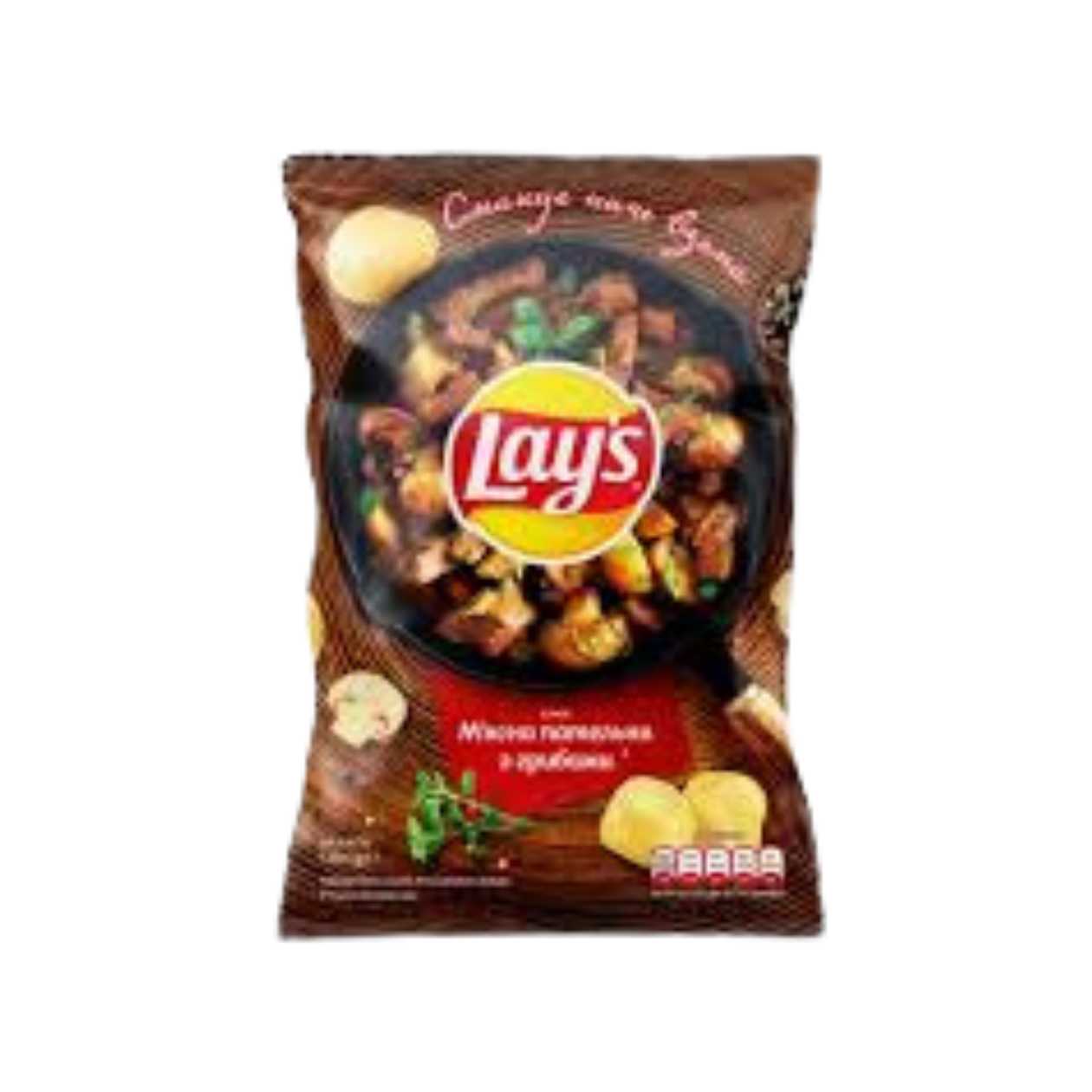 Чипси Lay's М'ясна пательня з грибами