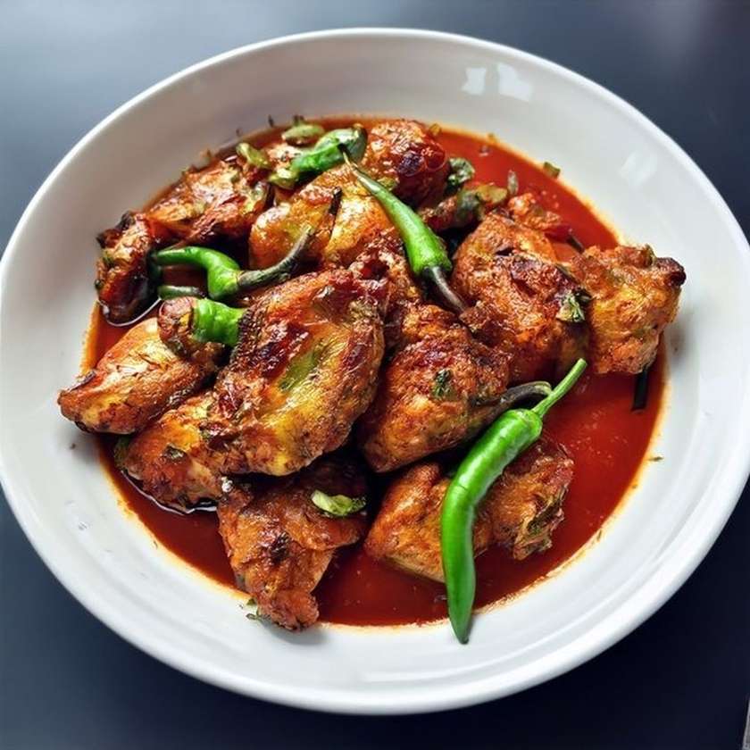 Jemne pikatné kuracie mäso