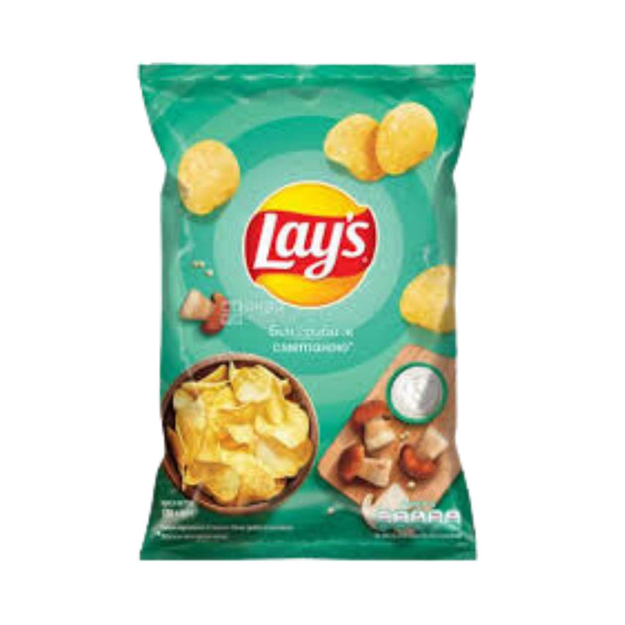 Чипси Lay's Білі гриби та сметана