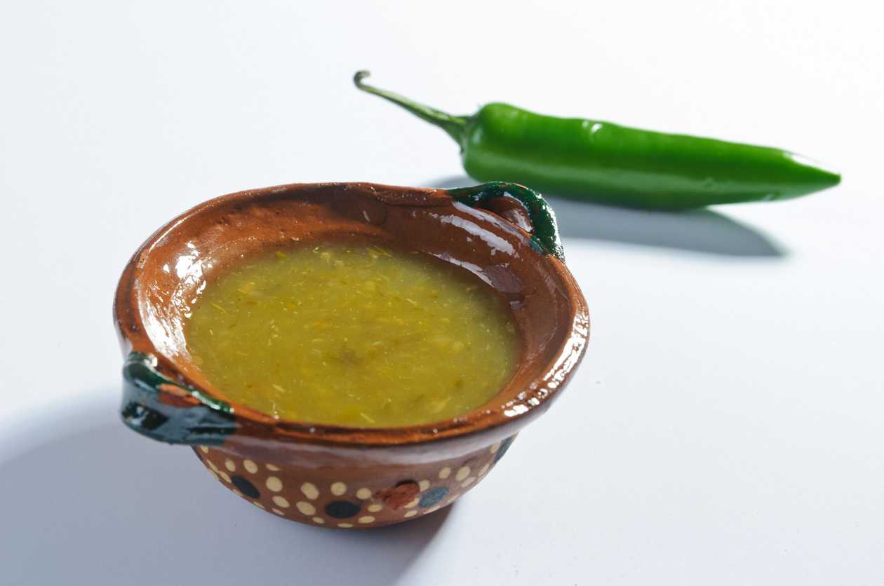 Green pepper sauce