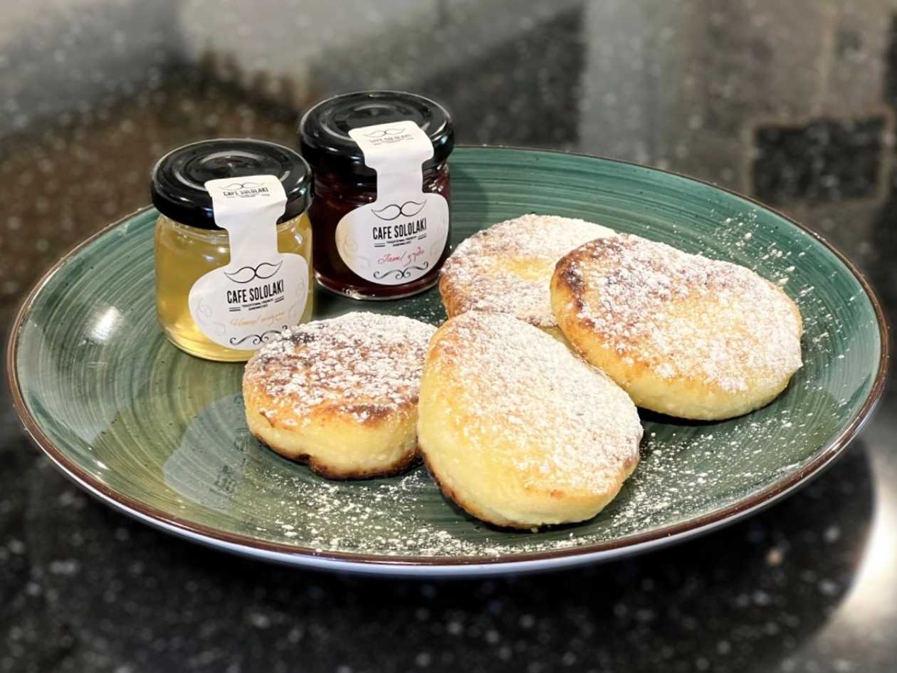Cottage Cheese Pancake with Sweet