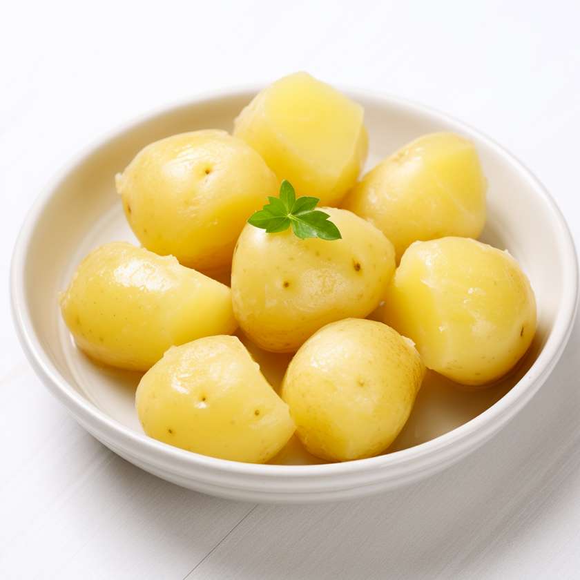 Cooked potatoes