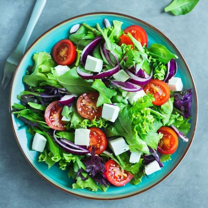 Small mixed vegetable salad