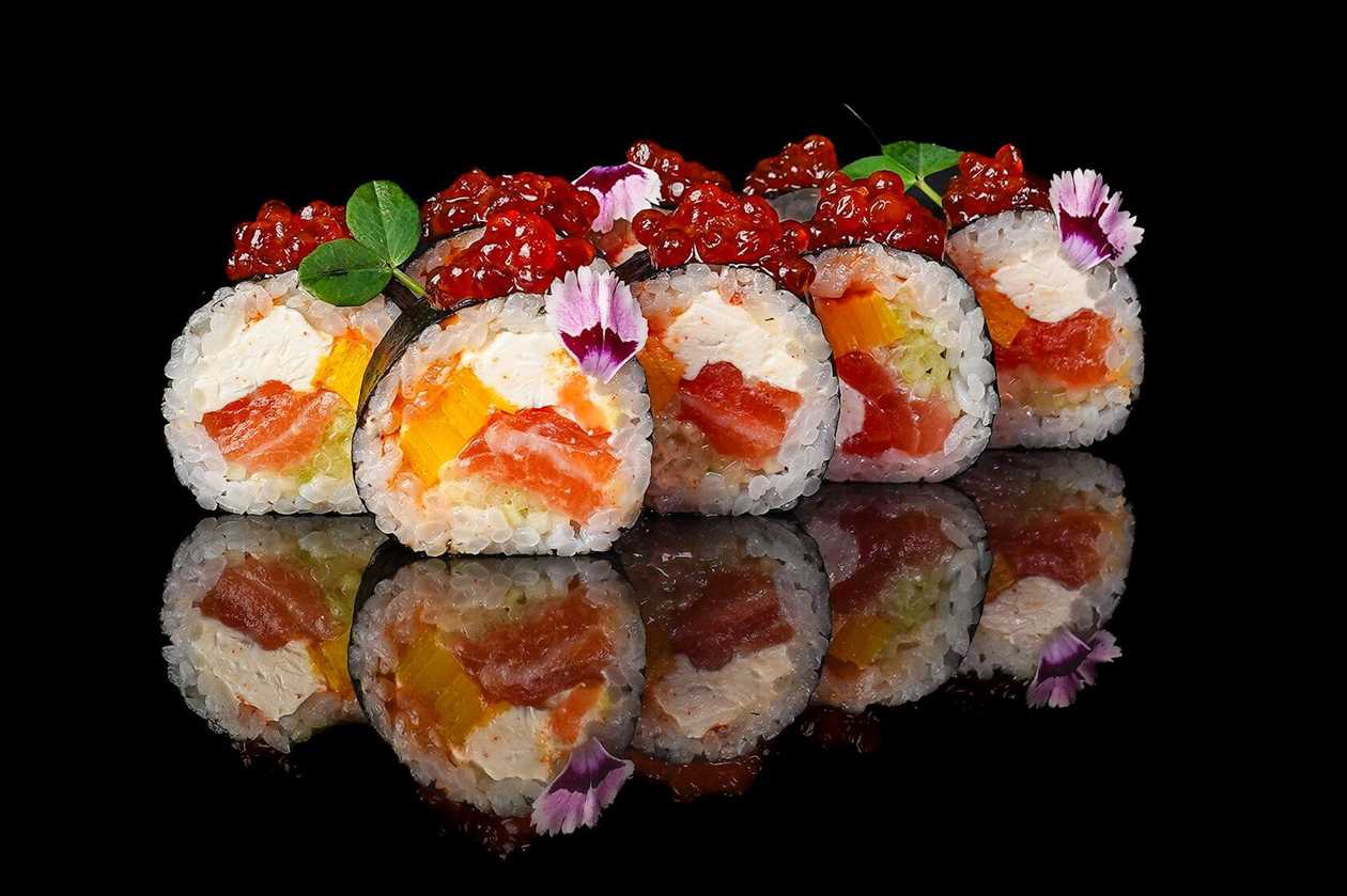Kobe with Salmon