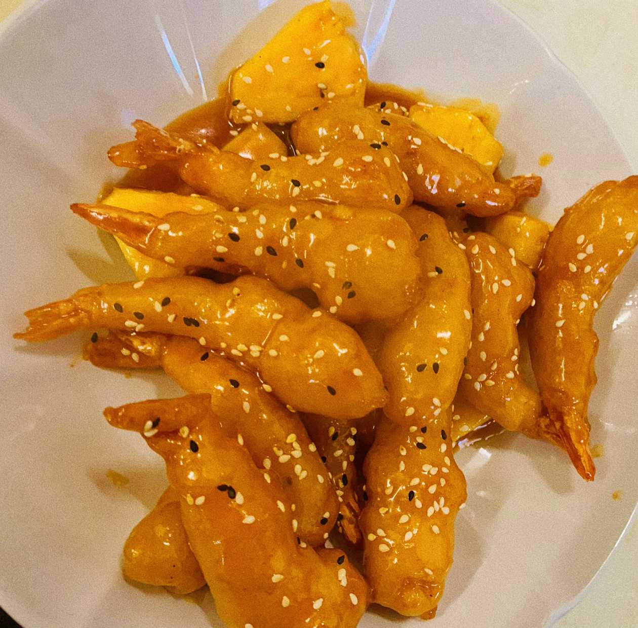 Gambas Fritas Agridoce