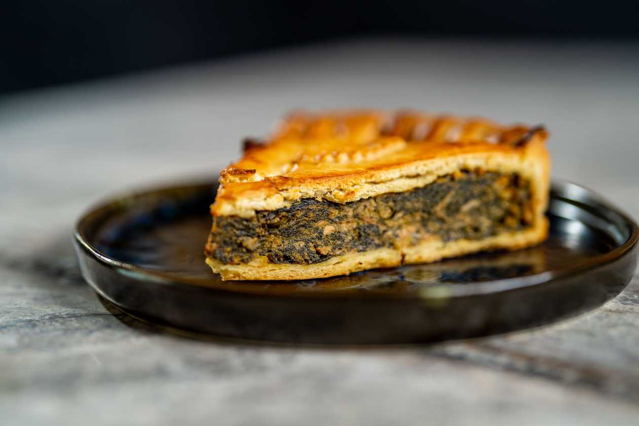 Tuna & Spinach Pie Portion