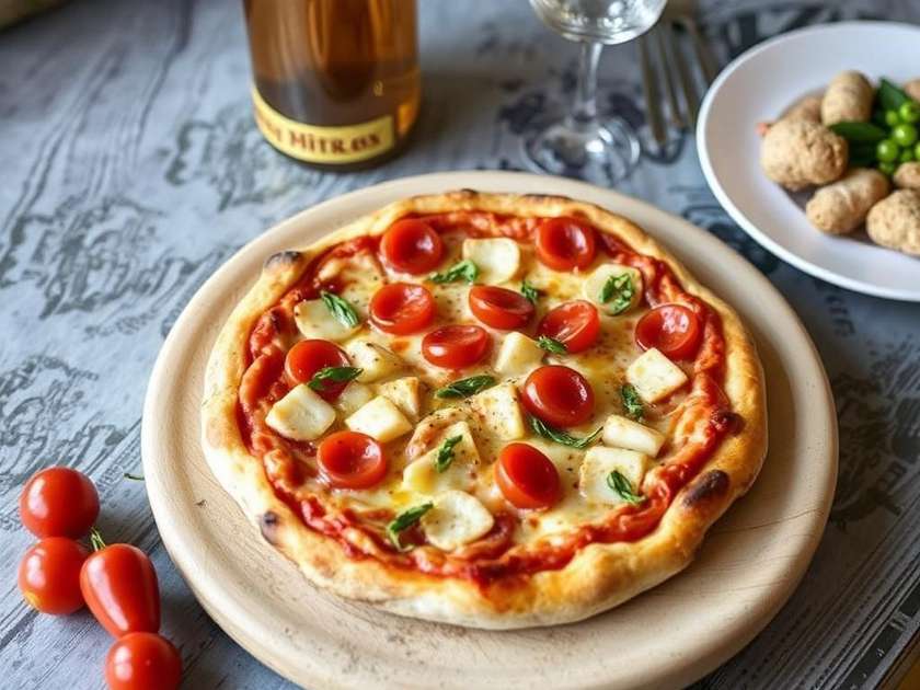 Small frutti di mare pizza