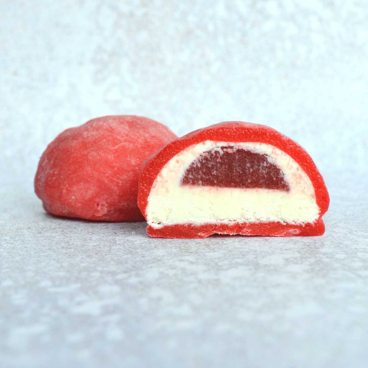 Strawberry Mochi in Ice Cream