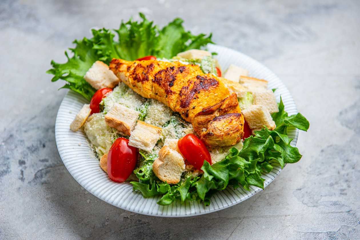 Caesar with Chicken
