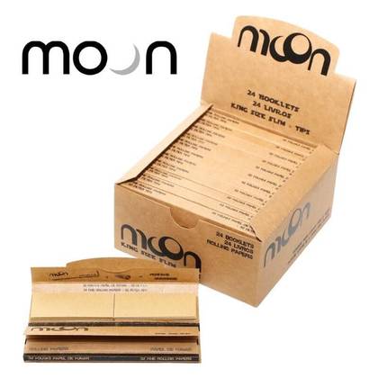 Papel de Fumar Moon K.S. Brown Filtros