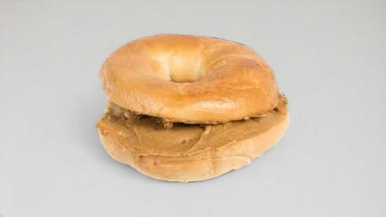 Bagel με φυστικοβούτυρο