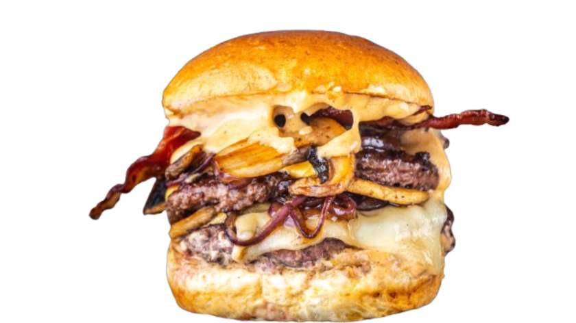 Smash Mushroom Burger - Zestaw