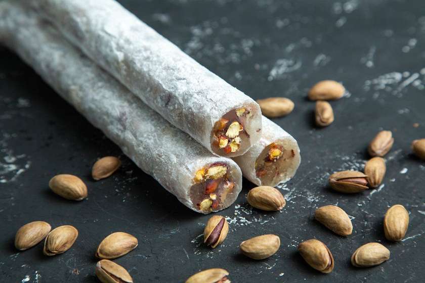 Antep Fıstıqlı Fitil Lokum / Wick Traditional Delight with Pistachio