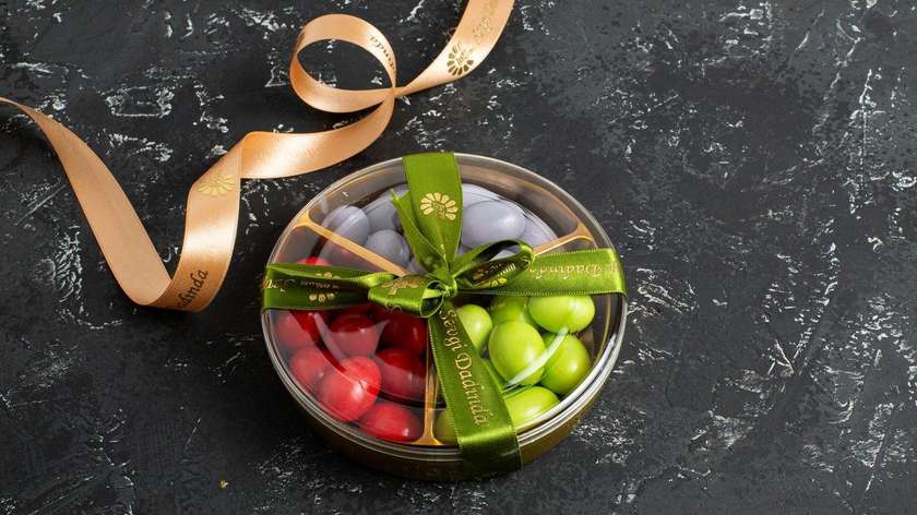Gold Qutu Premium Şokoladlı Badamlı Miks Draje 170 qr / Gold Box Premium Chocol