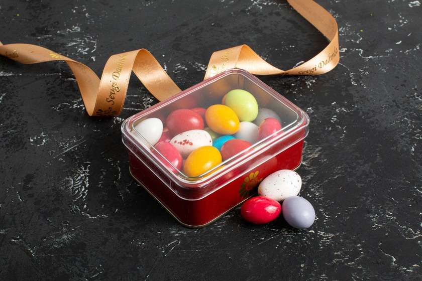 Südlü Şokoladlı Badamlı Miks Draje 160 qr / Mix Dragee with Milk Chocolate160qr