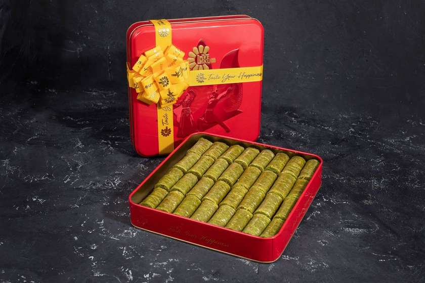 Yaşıl Sarma Paxlava / Pistachio Roll Baklava