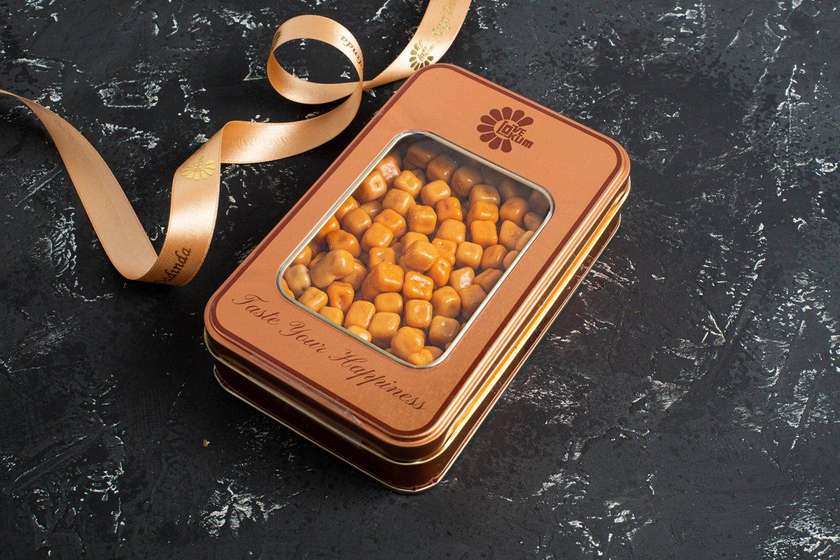 Şaftalı Kub Draje 370 qr / Cub Dragee with Peach 370 gr