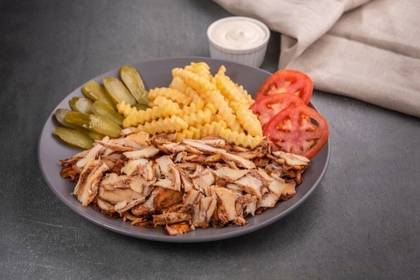 Chicken Shawarma on a Plate