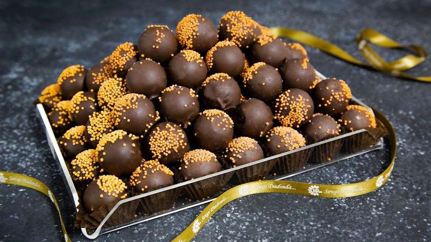 Premium Trufel Marzipan Şokolad / Premium Truffel Chocolate Marzipan
