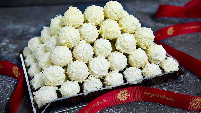 Premium Ağ Trufel Şokolad / Premium White Truffel chocolate